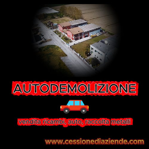 Autodemolizione con esclusiva territoriale in vendita – Canaro (RO)